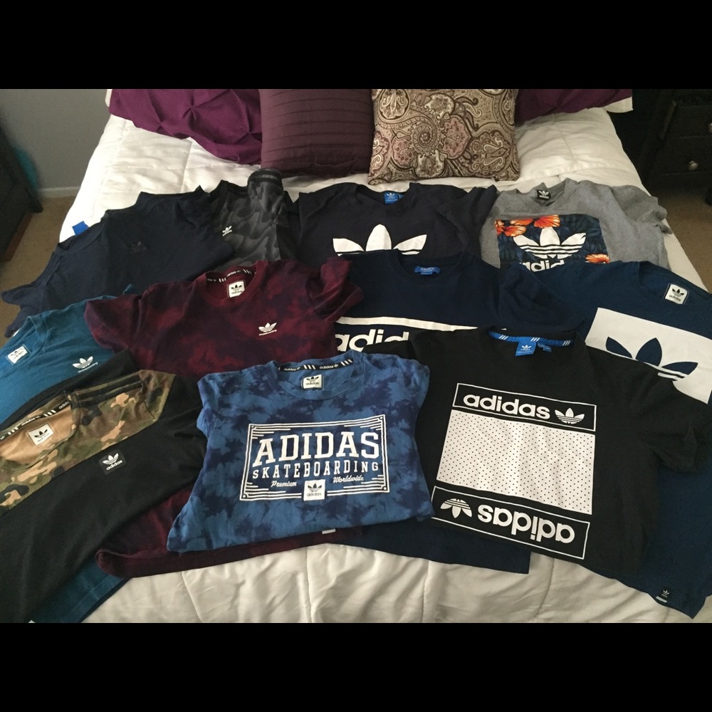 11 small Adidas Shirts